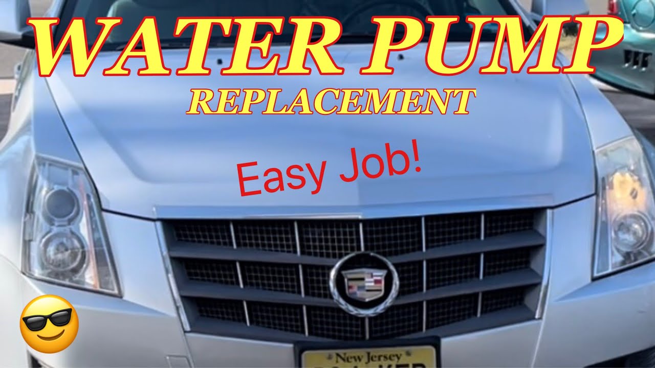 CADILLAC CTS WATER PUMP REPLACEMENT - How to Replace the Water Pump on a Cadillac CTS. Easy!