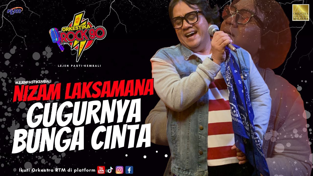NIZAM LAKSAMANA - Gugurnya Bunga Cinta (ORKESTIKA ROCK 90) - LIVE