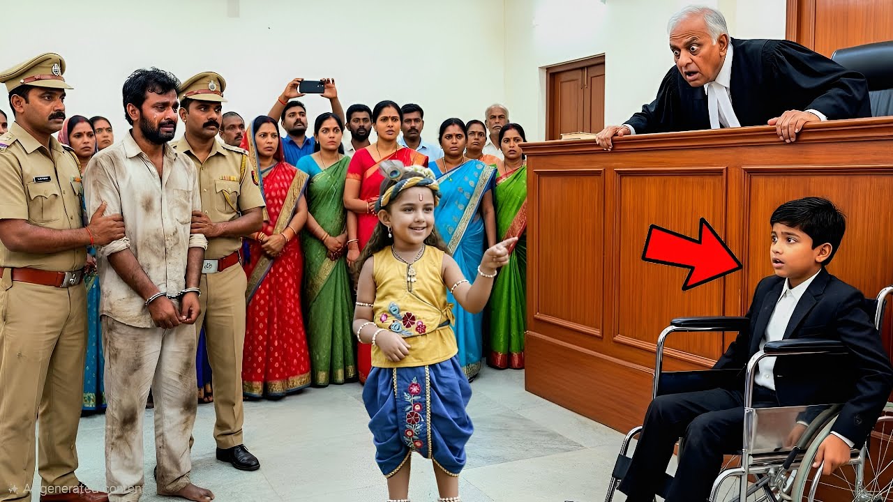 एक गरीब बच्चे की मदद के लिए खुद अदालत पहुंचे बाल कृष्ण🙏|  Yashomati Maiyaa Ke Nandlala