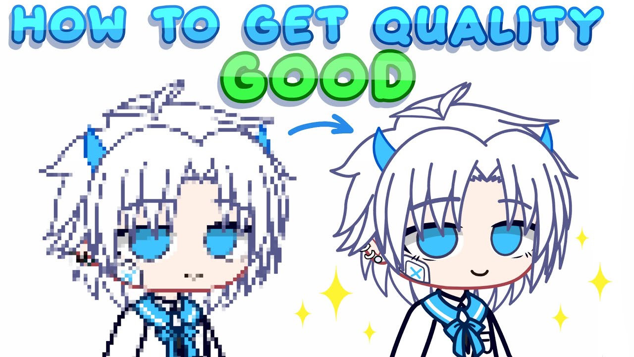 How to get better quality for your Edits 😳✨ - Gacha club/Life - Ibispaint X