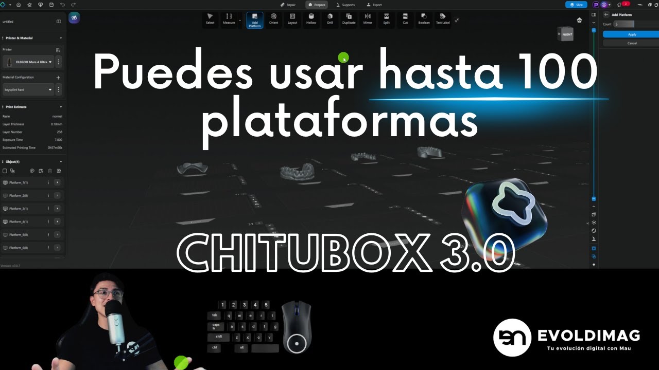 💥100 plataformas en chitubox!! NUEVO CHITUBOX 3.0💥