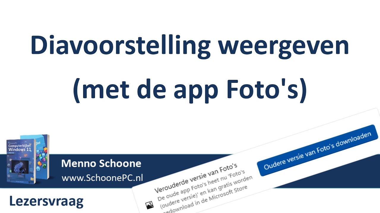 Hoe een diavoorstelling weergeven met de app Foto's?