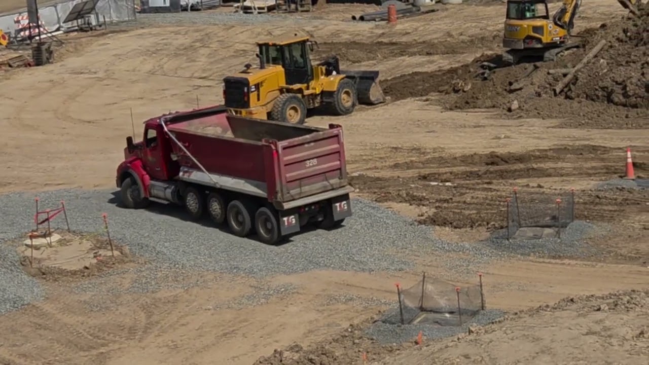 More Dump Truck dirt removal for new phase