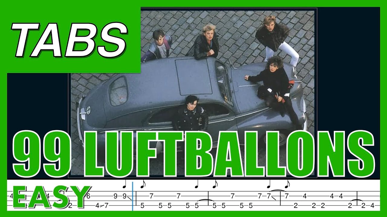 Nena – 99 Luftballons | Bass Cover + Tabs On Screen | PookLowEnd