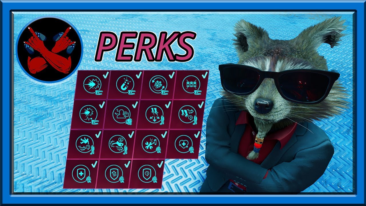 Guardians of the Galaxy All Perks