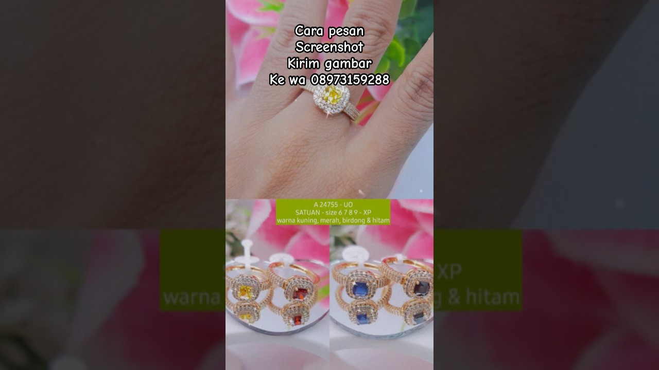 Kepincut cincin permata #cincinberlian #cincinmurah