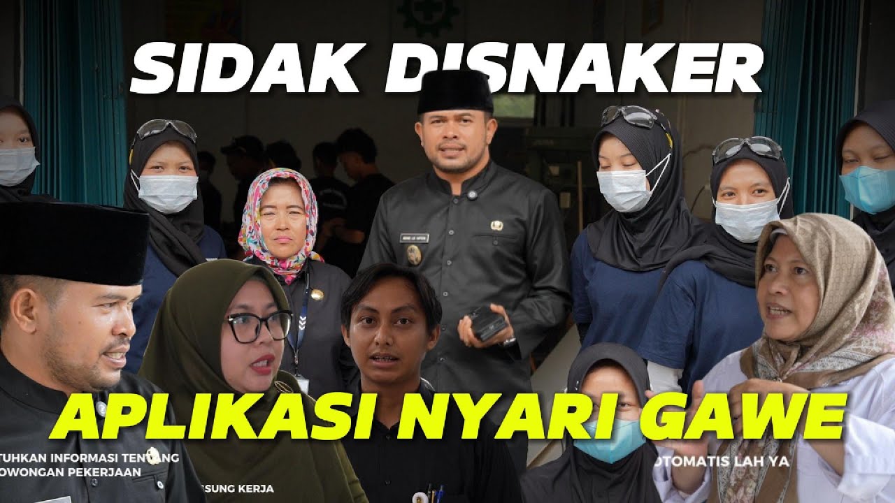 sidakk DINAS KETENAGAKERJAAN // INI DIA APLIKASI NYARI GAWE KDM
