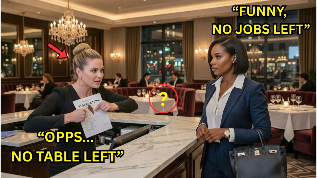 Black CEO Told “No Tables Left” Despite Her RESERVATION - Moments Later, She Fires the Entire Staff