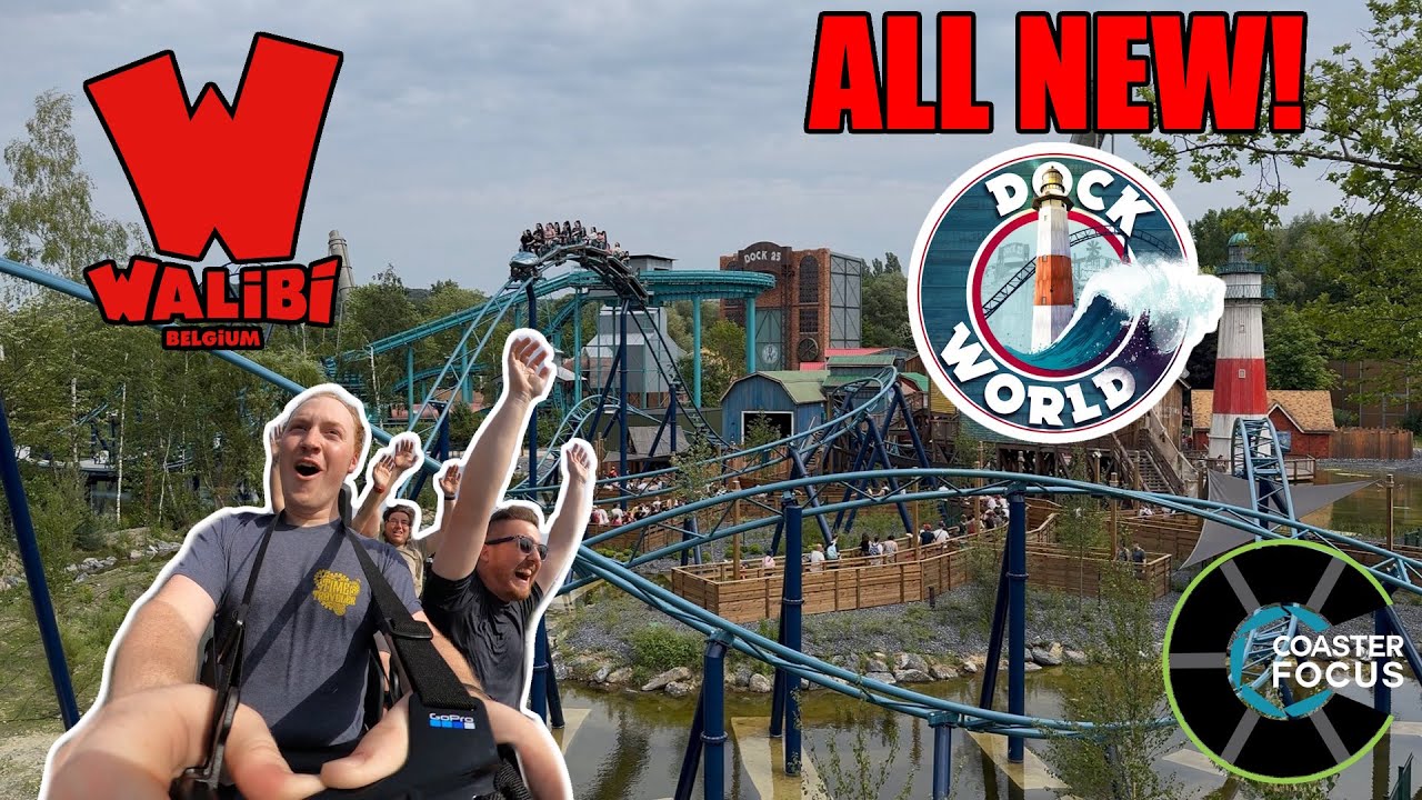 Riding ALL NEW Mecalodon and MORE at Walibi Belgium! (Pre-Stumble Across the Pond Part 1)
