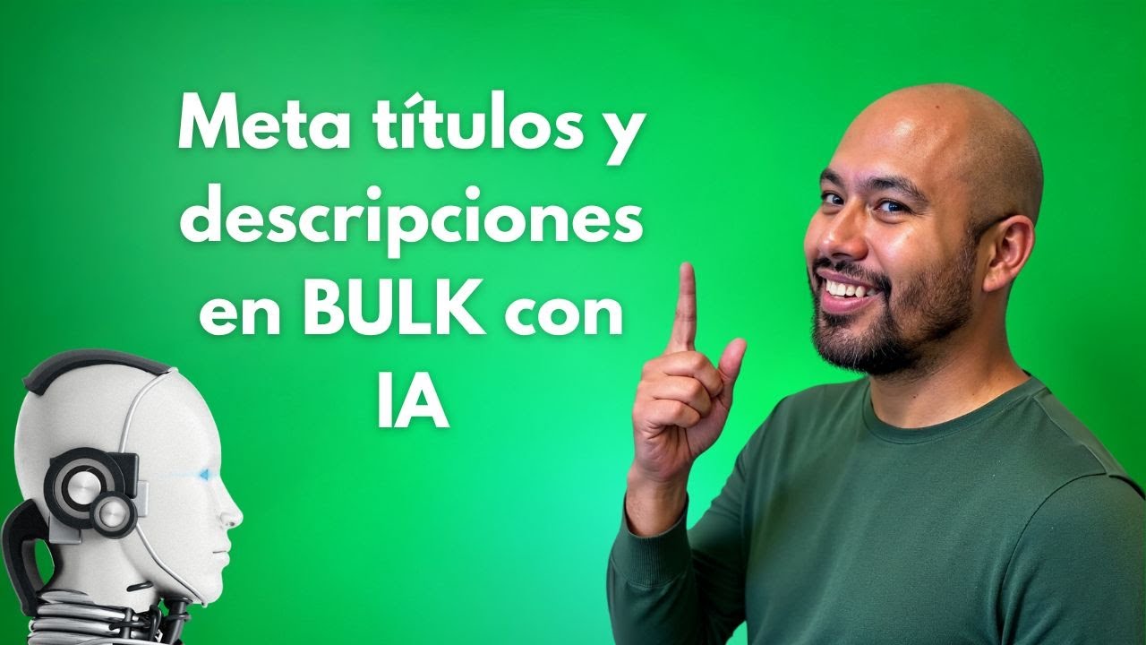 📌 Generación Automática de Metatítulos y Metadescripciones en Bulk con IA