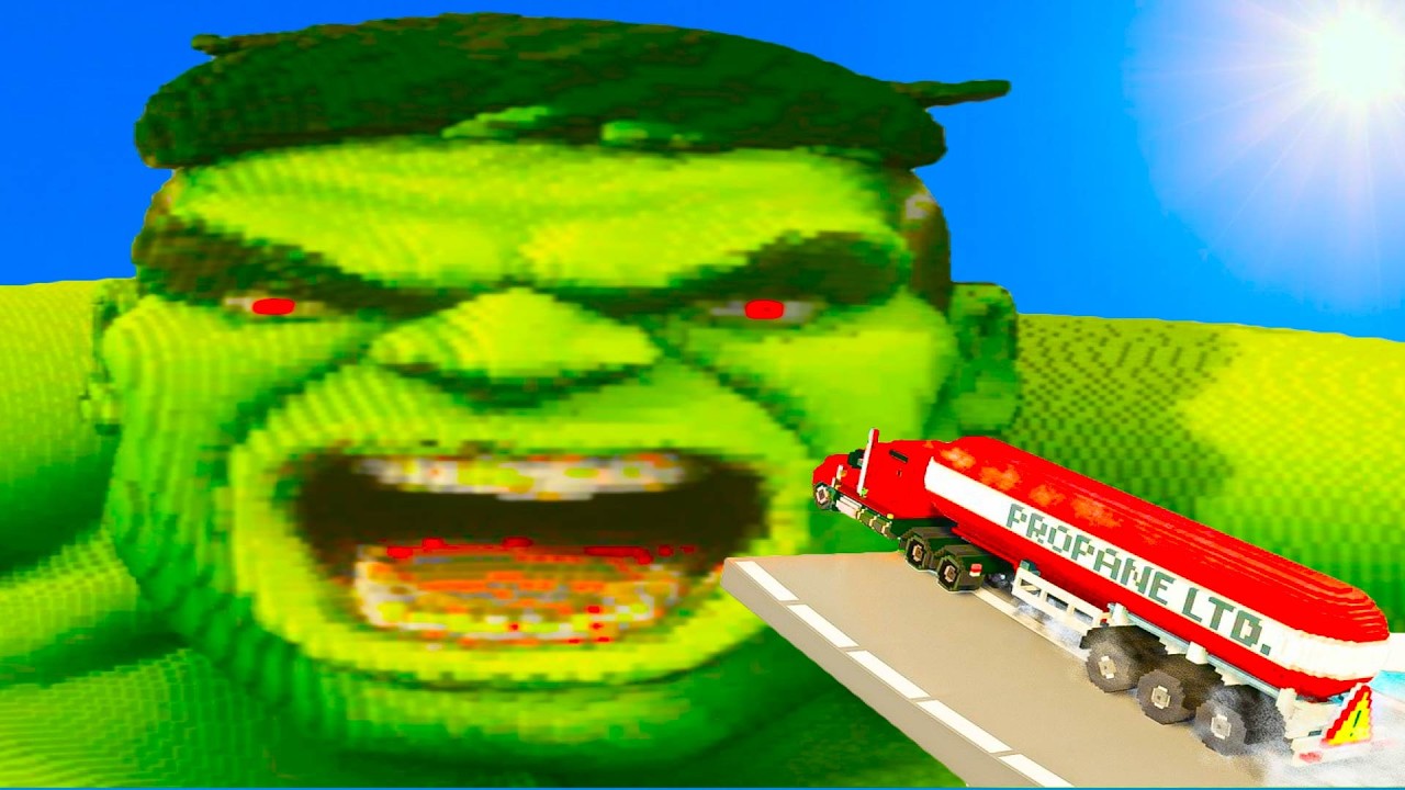 Hulk SMASHES a Propane Tanker… Then THIS Happens 💥 | Teardown