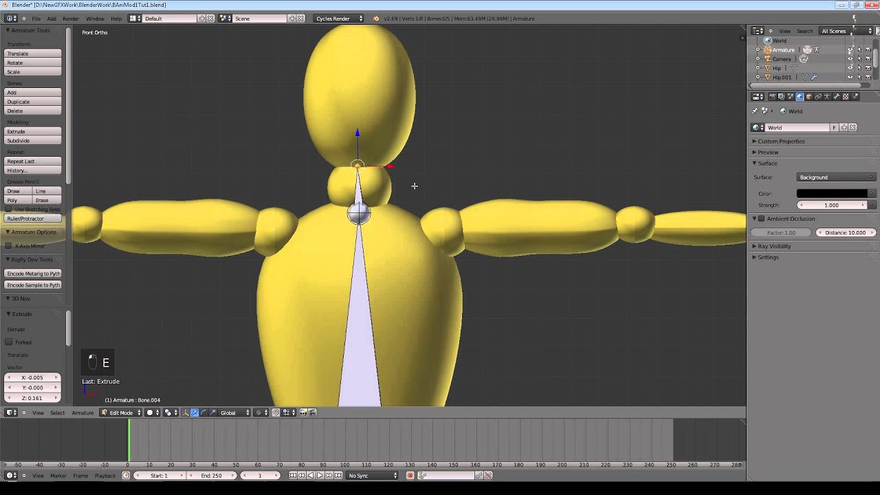Blender 2.69 Tutorial - Music Box Dancer - Part 1