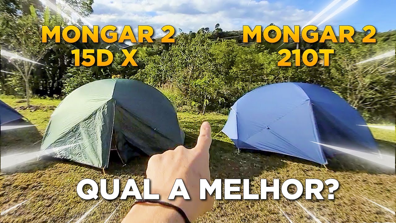 👽 PAPO RETO | MONGAR 2 15D X MONGAR 2 210T | QUAL é a MELHOR | BARRACAS NATUREHIKE