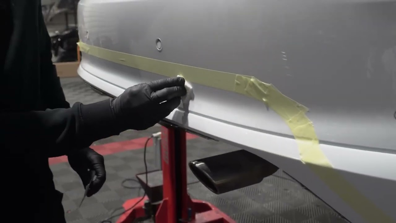 GLUED REAR VALANCE Assembly Instruction using the Ford Fiesta Mk8 as an example | #maxtonized