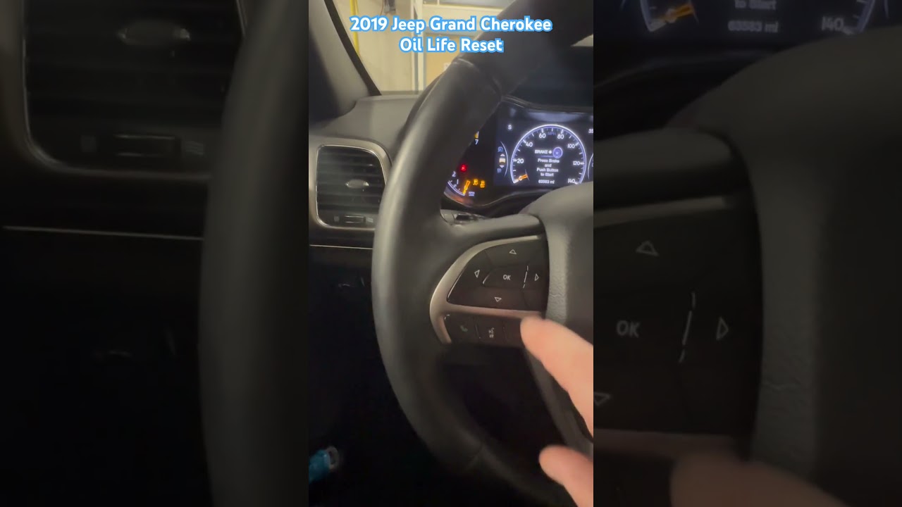 2019 Jeep Grand Cherokee Oil Life Maintenance Reset