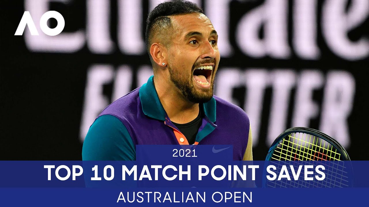 Top 10 Match Point Saves | Australian Open 2021