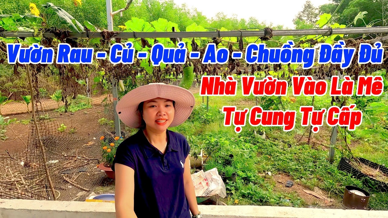 Nhà Vườn Đầy Đủ Ao Chuồng Rau Củ Nhìn Mê Luôn, Bám Đường 105m, Chủ Cần Bán | NHÀ ĐẤT ĐỒNG NAI GIÁ RẺ