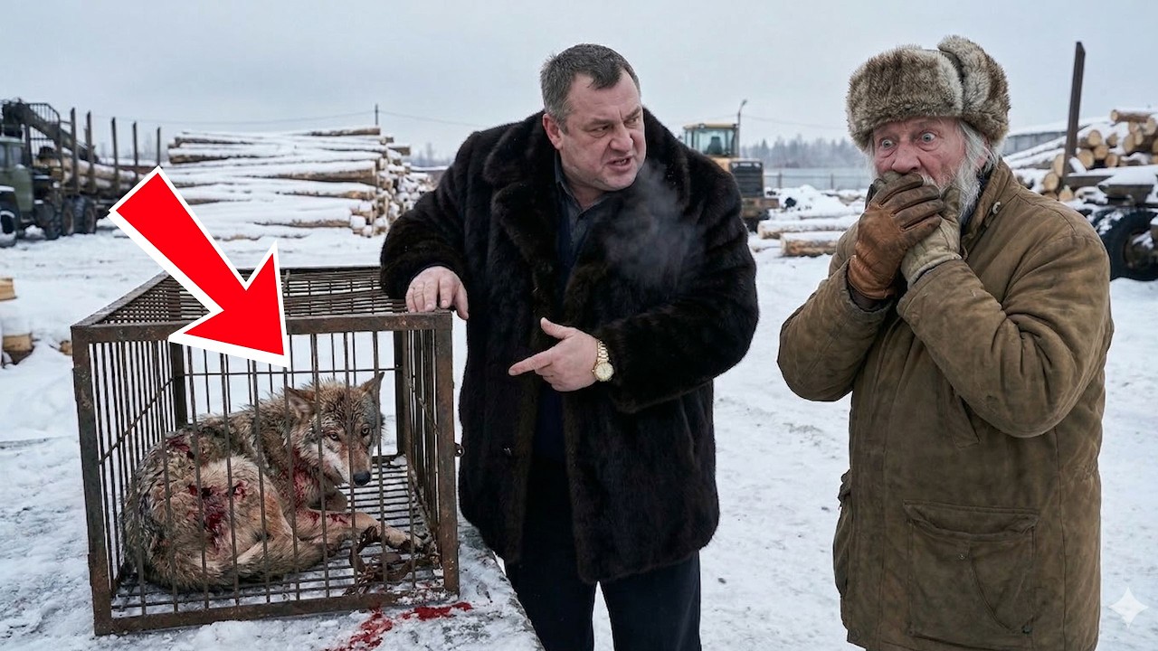 Хозяин бросил ему клетку с умирающим зверем. Спустя годы этот волк преподал ему урок.