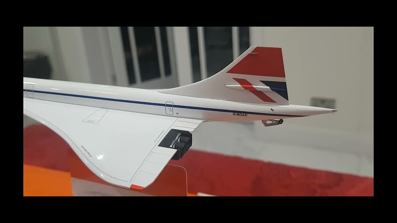 JC Wings 'British' Concorde G BOAD SST Negus Livery JCEW2COR001 1/200 Unboxing