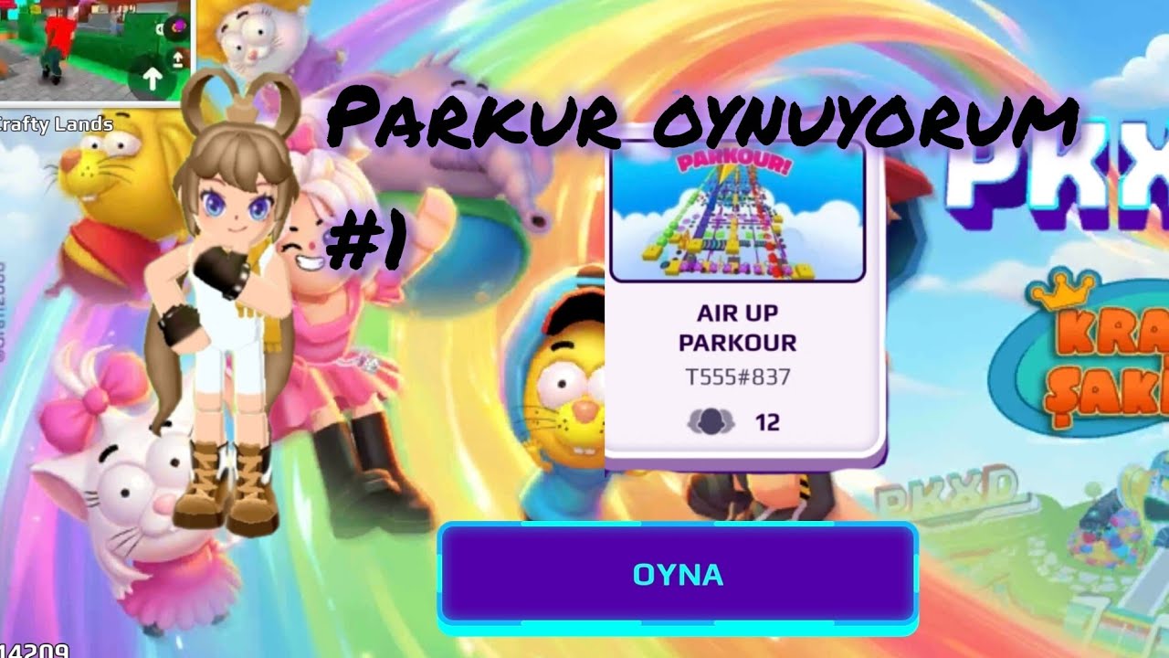 Parkur oynuyorum #1(seri halinde yapacağım)#pkxduniverse #kesfet