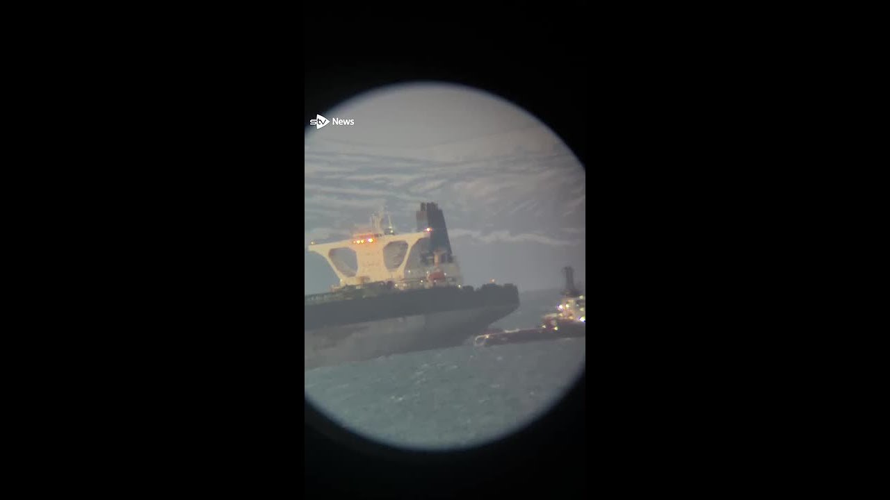 Oil tanker seized by US spotted off Scottish coast 