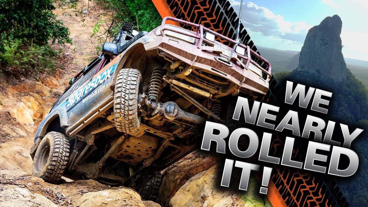 AUSTRALIA’S TOUGHEST TRACKS! HUGE wheel lifts, INSANE near 4WD rollover in the Glasshouse Mountains!