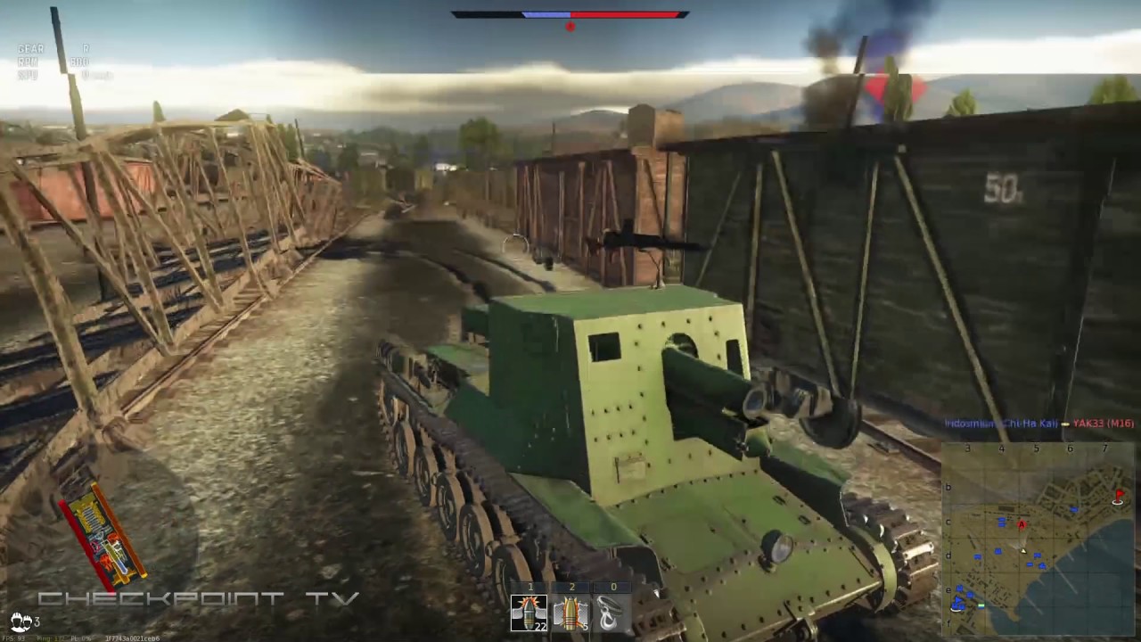 War Thunder Japanese Tanks   Type 4 Ho Ro Rank 1 Tank Destroyer Japan