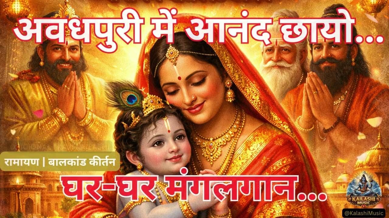 राम लला अवतार | अवधपुरी में आनंद छायो | बालकांड भजन | Jay Siya Ram तुलसी प्रेरित @KailashiMusic