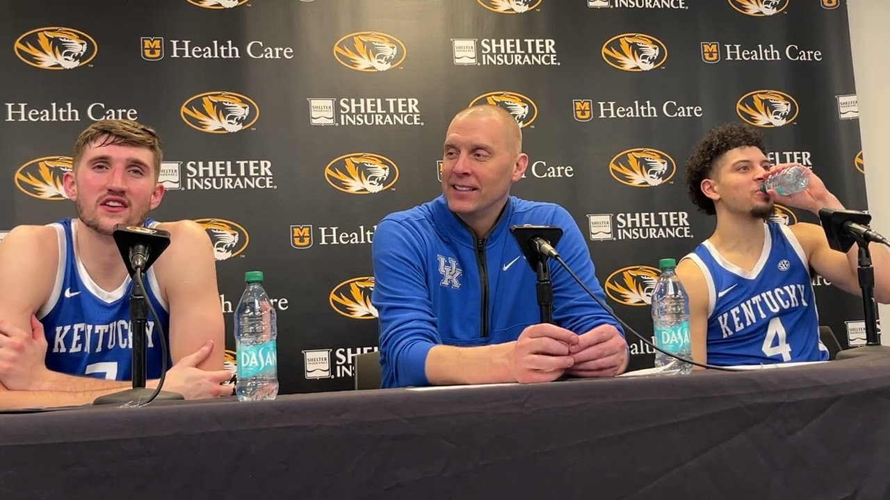 Kentucky coach Mark Pope Recaps Victory Over Mizzou