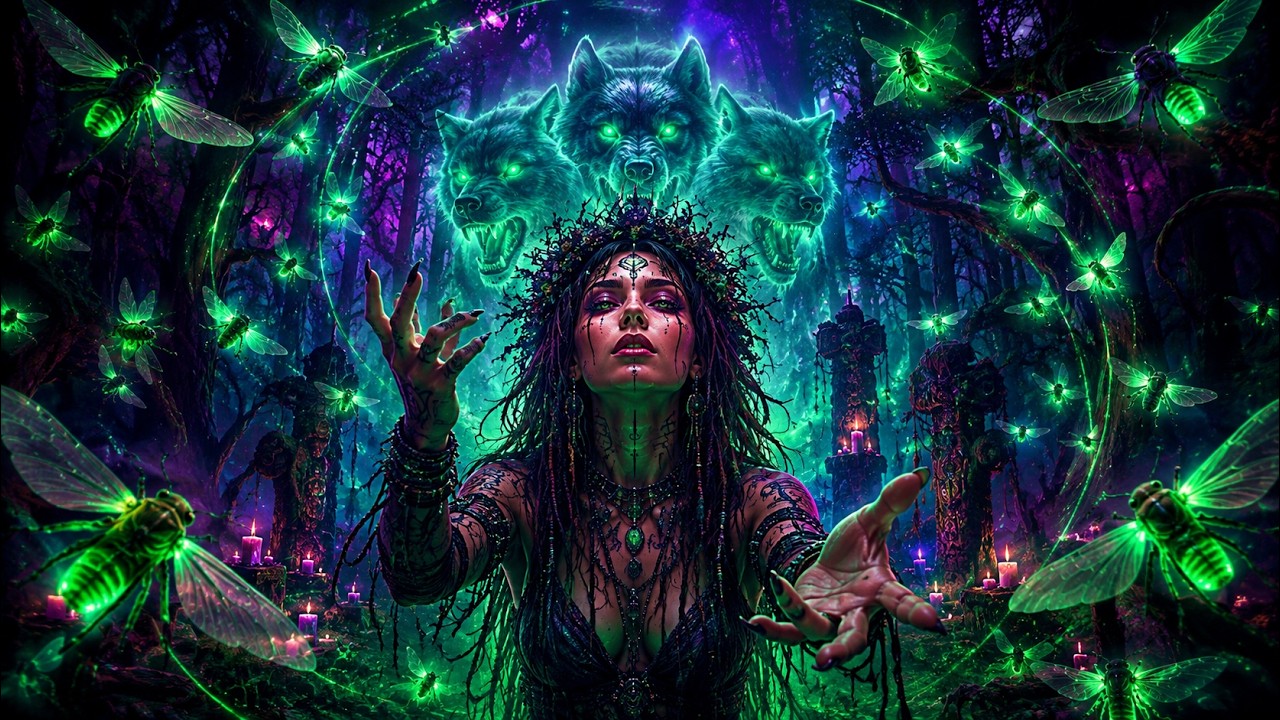 CICADA SWARM | PSYTRANCE MIX | 145 BPM Full-On Psytrance & Forest Ritual
