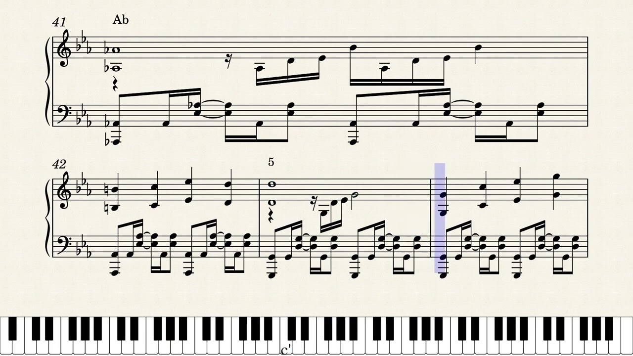 Celeste Mirror Tenple B side - Mirror Magic Remix 5B Solo piano arrangement