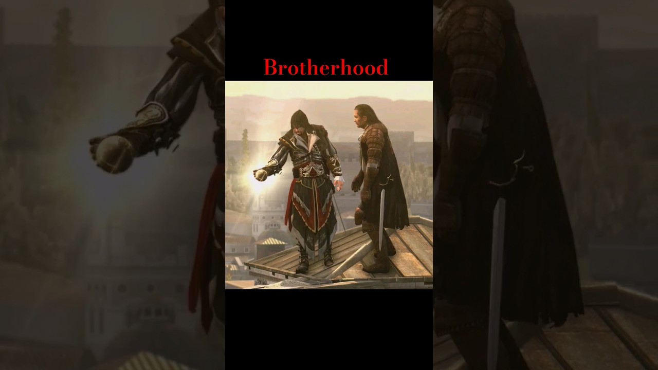 AC Brotherhood Ezio and Mario Auditore 😭😭