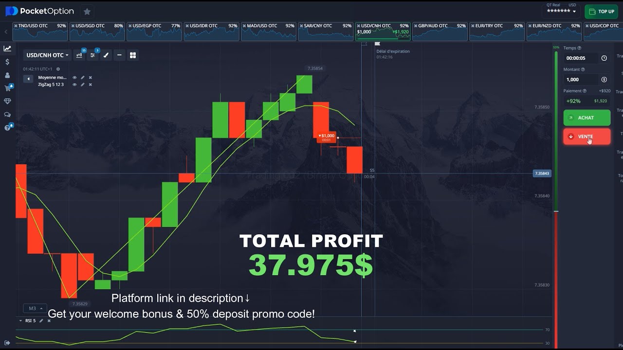 Pocket Option : 5 Seconds Strategy | simple binary hack trick