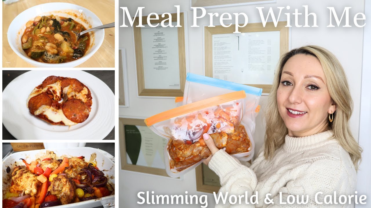 Meal Prep With Me - Breakfast Lunch and Dinner - Slimming World Friendly