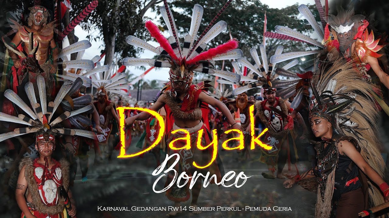 KARNAVAL GEDANGAN 2023 - DAYAK BORNEO - PEMUDA CERIA