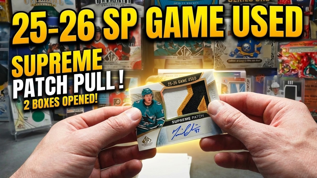 Supreme Patch! Opening 2 Boxes Of 25-26 SP Game Used