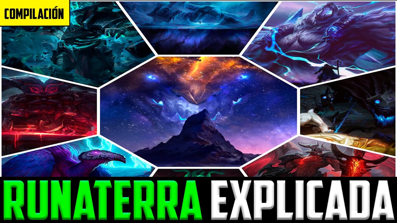 LORE para Dormir: ¿Quiénes habitan Runaterra? | TODAS las razas y su Taxonomía #leagueoflegendslore