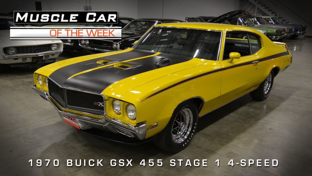 Buick GSX 455 Stage 1 1970 года, 4-ступенчатая трансмиссия, маслкар недели, видео №45