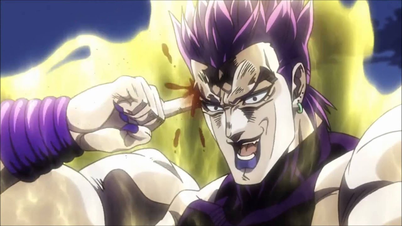 JOJO   Dio:最高に「ハイ！」ってやつだアアアアアアアハハハハハハハハハハハハーッ
