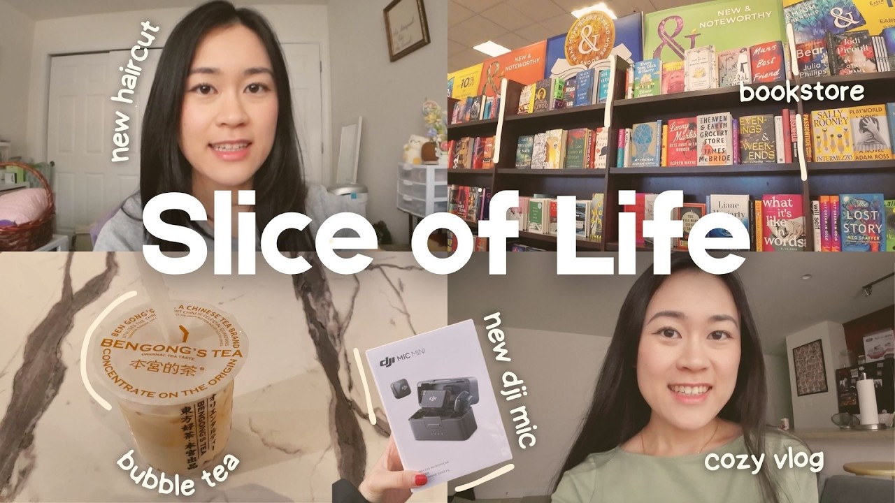 cozy days in my life | new beginnings, haircut, dji mic mini, passing cpa exam