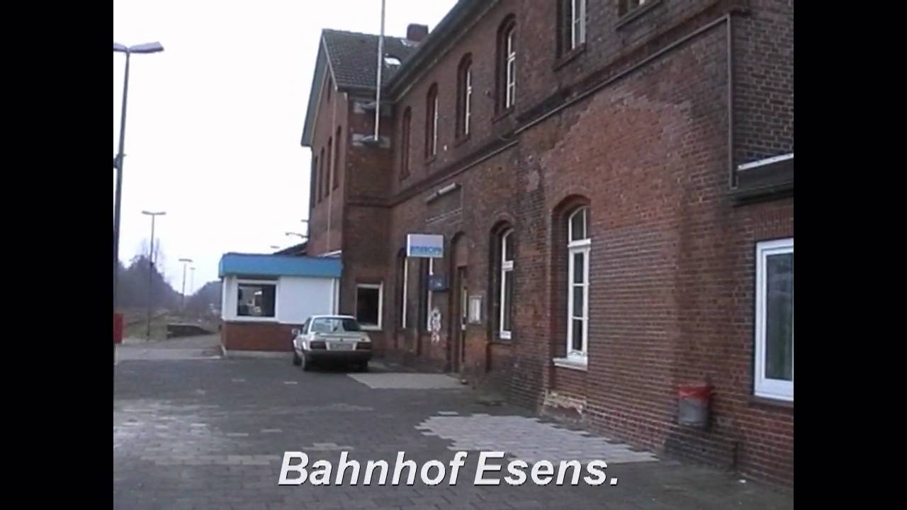 Langeoog revisited (1) - Bahnhof Esens.AVI