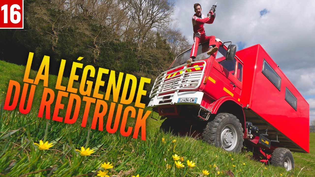16 : Le RedTruck : Le camion 4x4 aménagé de l'extrême (Pose des fenêtres)