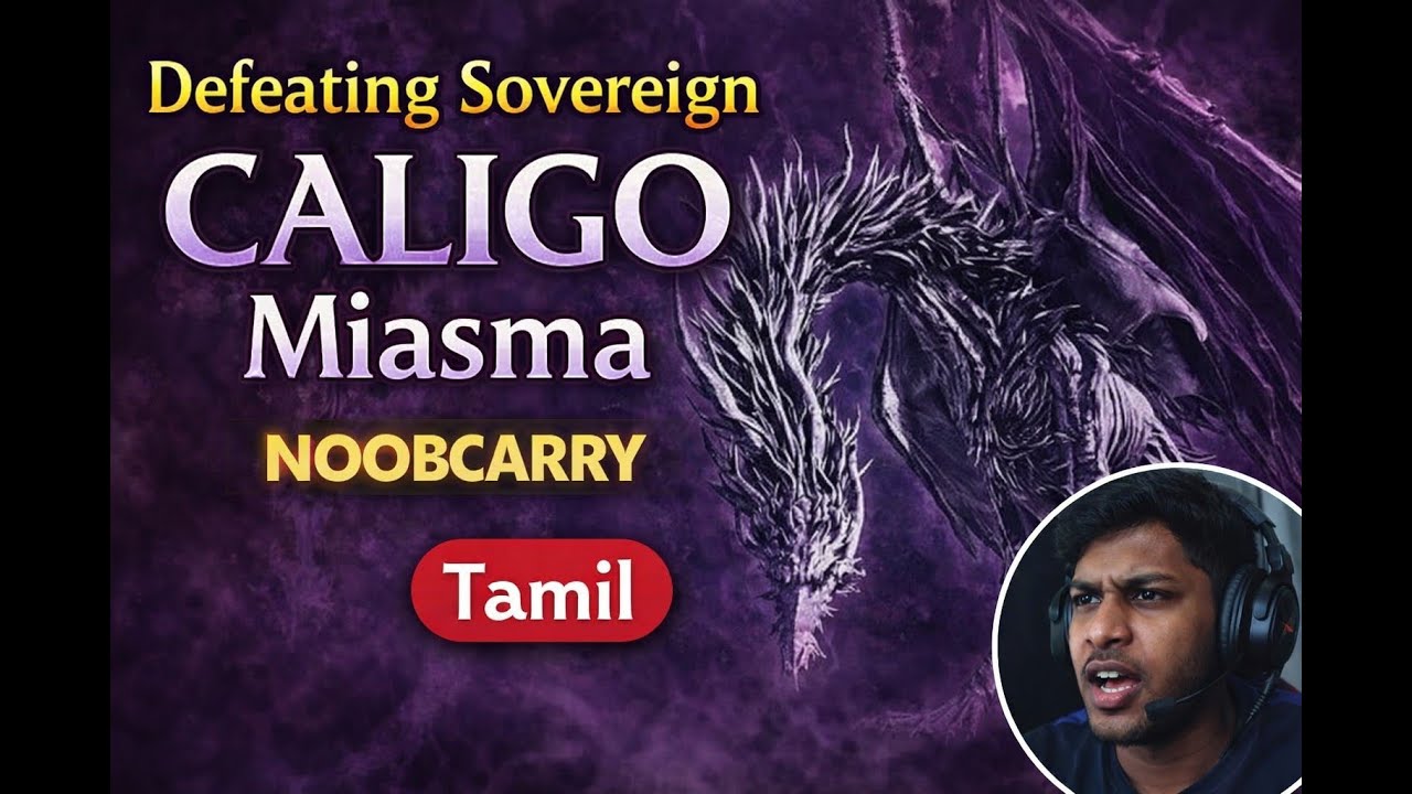 Nightreign Everdark Sovereign CALIGO Miasma of Night with 2 Executors alone