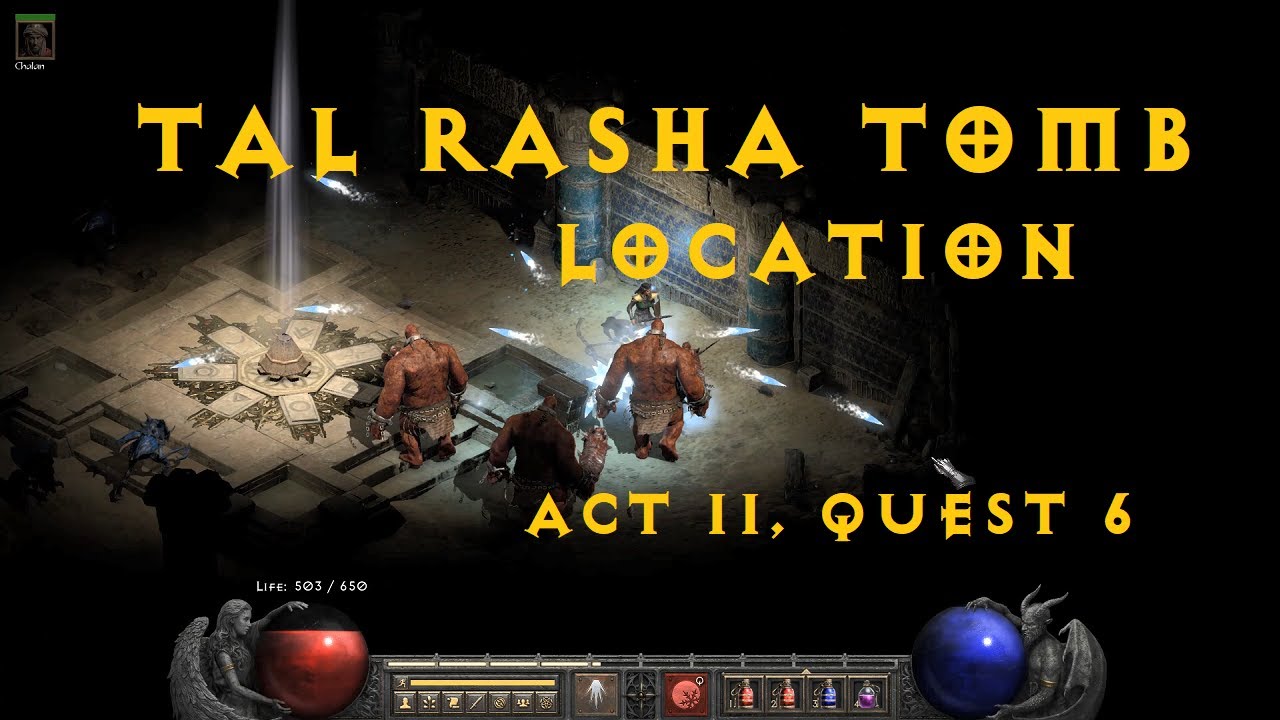 Tal Rasha Tomb location - Diablo II Resurrected Act 2 Quest Guide (D2R)
