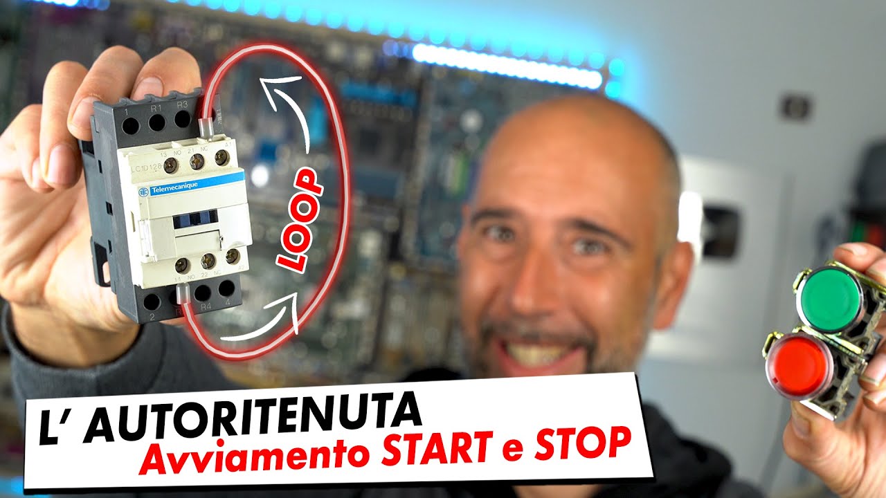 Cos'è L' AUTORITENUTA di un teleruttore?  Spiegato cosi lo capiscono TUTTI!
