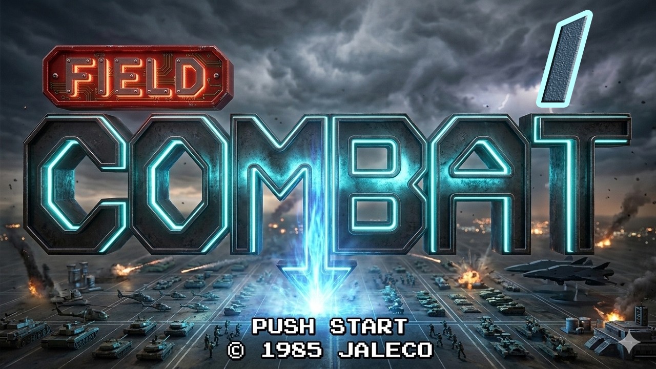 ¿Te acuerdas de este clásico? 🎖️ Jugando Field Combat de NES (Family Game)