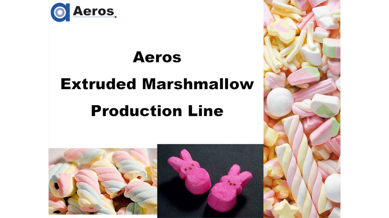 Automatic Extruded Marshmallow Production Line | Marshmallow Machine