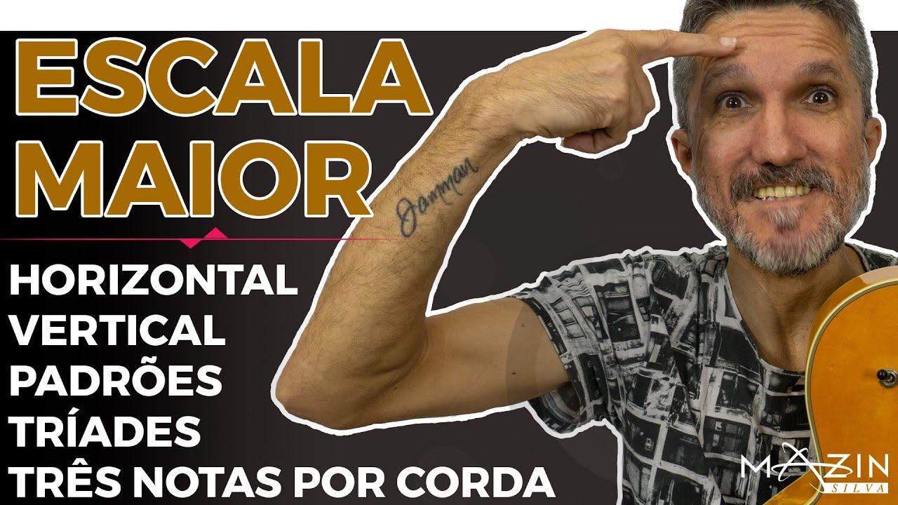 Como Estudar a Escala Maior Diatônica - Aprender a Escala Maior Natural