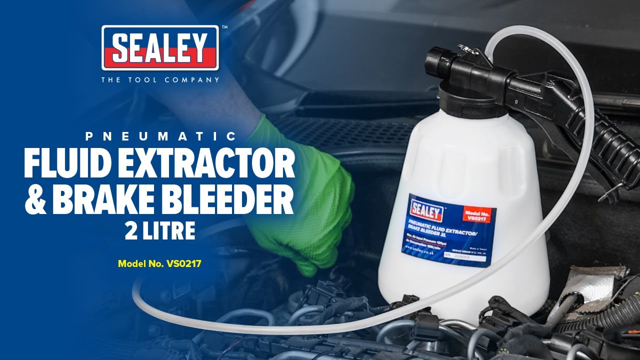 How To Bleed Brakes Solo | Sealey VS0217 Brake Bleeder - Fluid Extractor Demo