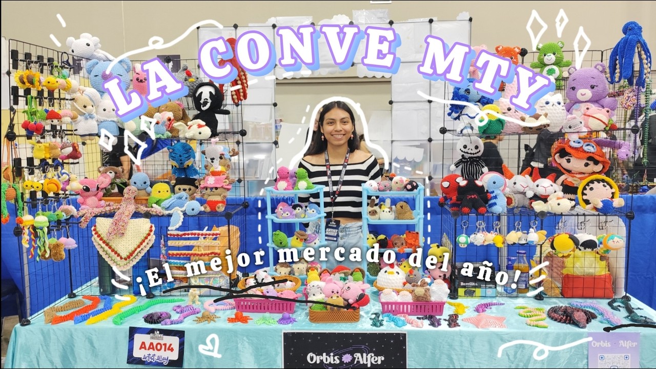 NO PUEDO CREERLO… ¡casi SOLD OUT en la Conve! 🧶😭 viví el mejor día con mis amigurumis